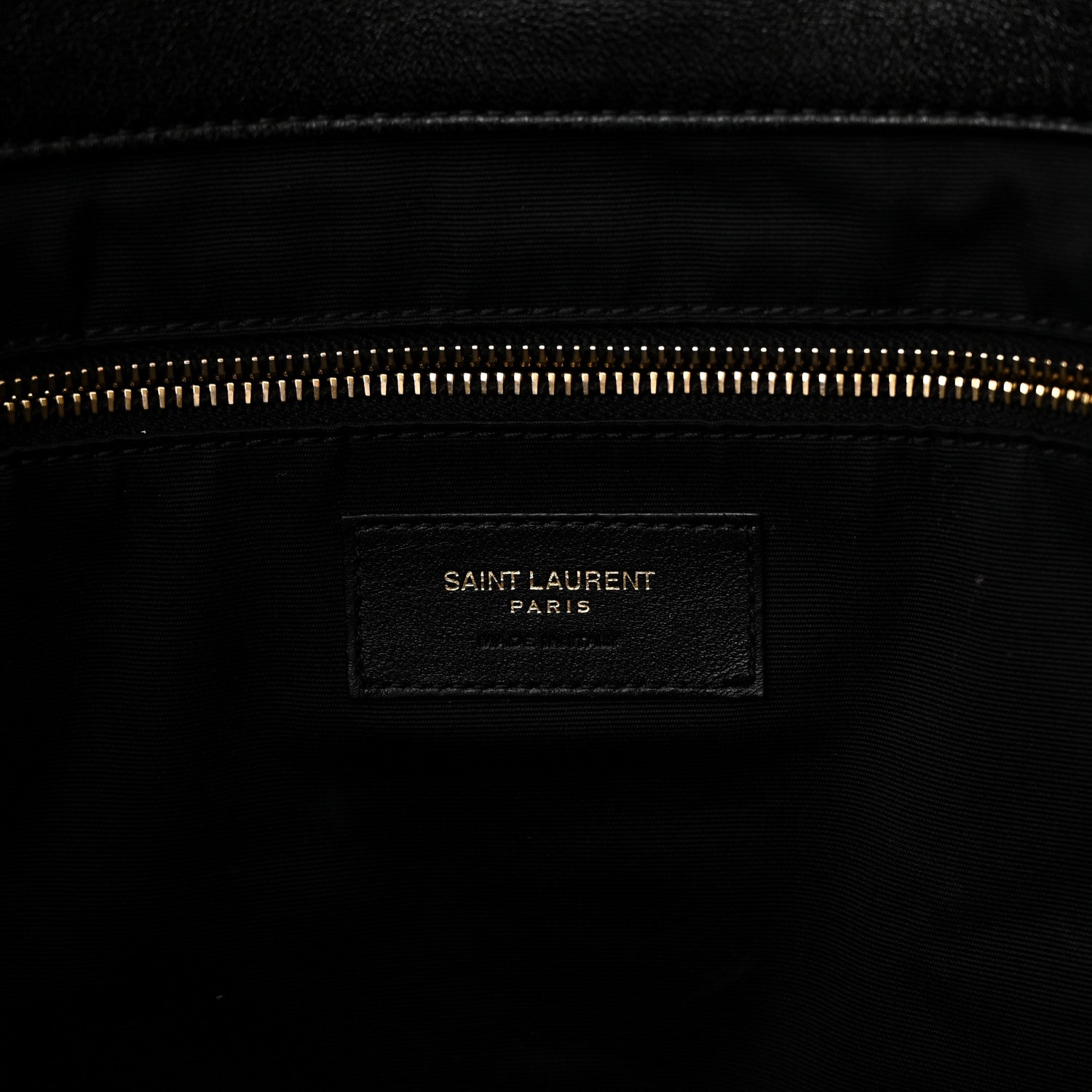 Saint Laurent Lambskin Quilted Maxi Icare Shopping Tote Black 7 of 11