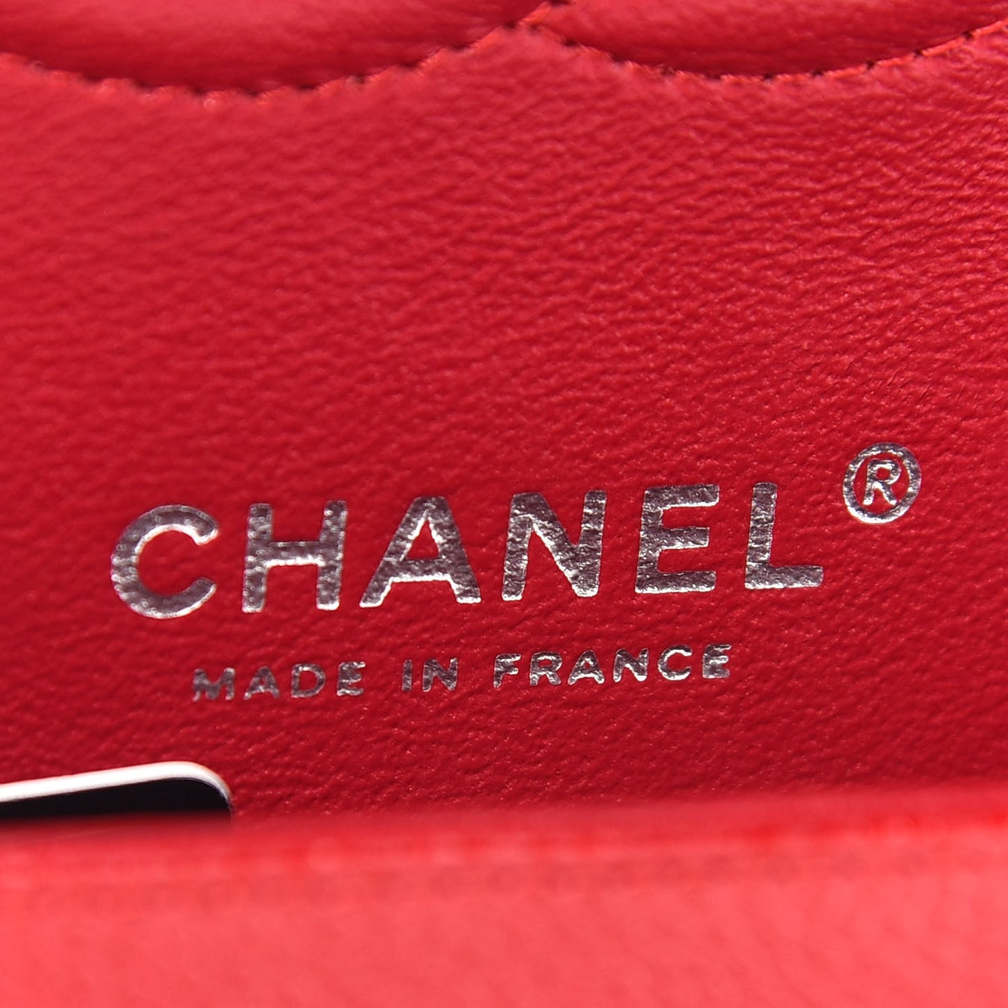 Caviar Quilted Medium Double Flap Red