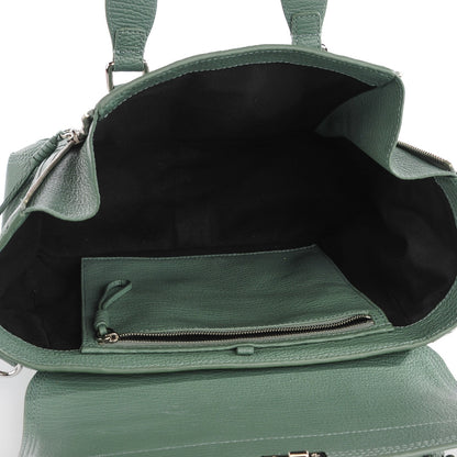 3.1 Phillip Lim 3.1 Textured Calfskin Medium Pashli Satchel Agave 9 of 13