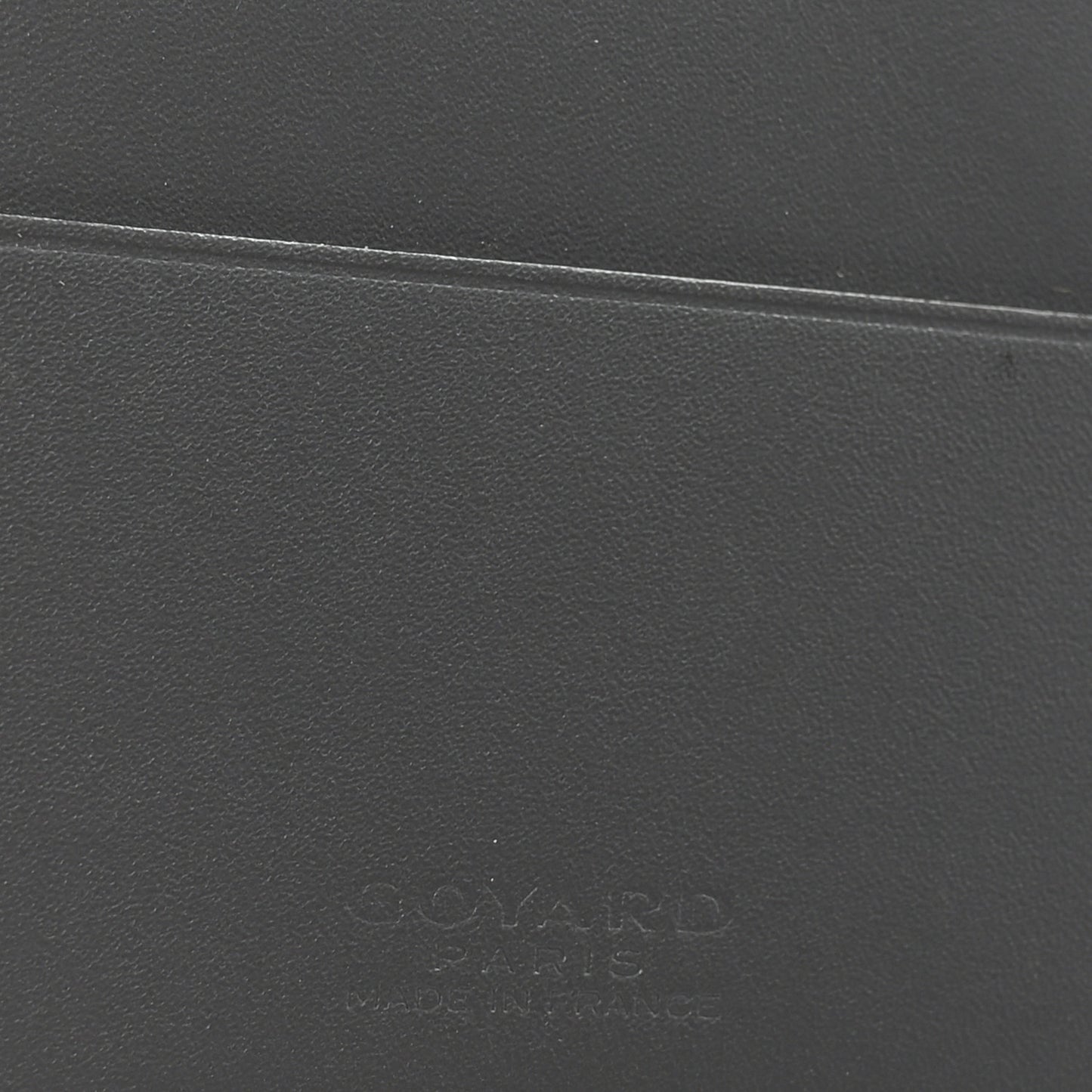 Goyardine Passport Wallet Grey
