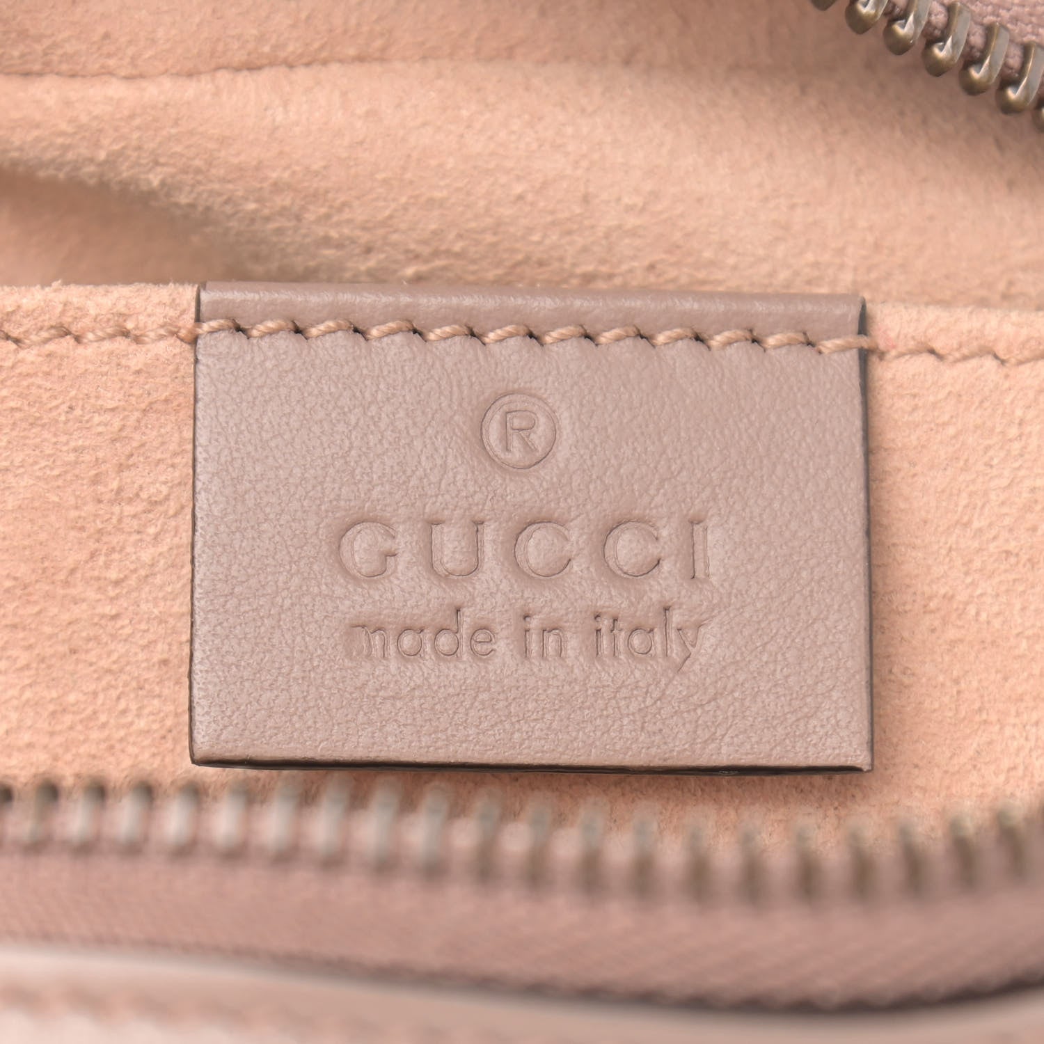 Gucci Calfskin Matelasse Mini GG Marmont Chain Shoulder Bag Porcelain Rose 6 of 9