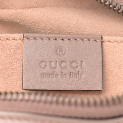 Gucci Calfskin Matelasse Mini GG Marmont Chain Shoulder Bag Porcelain Rose 6 of 9