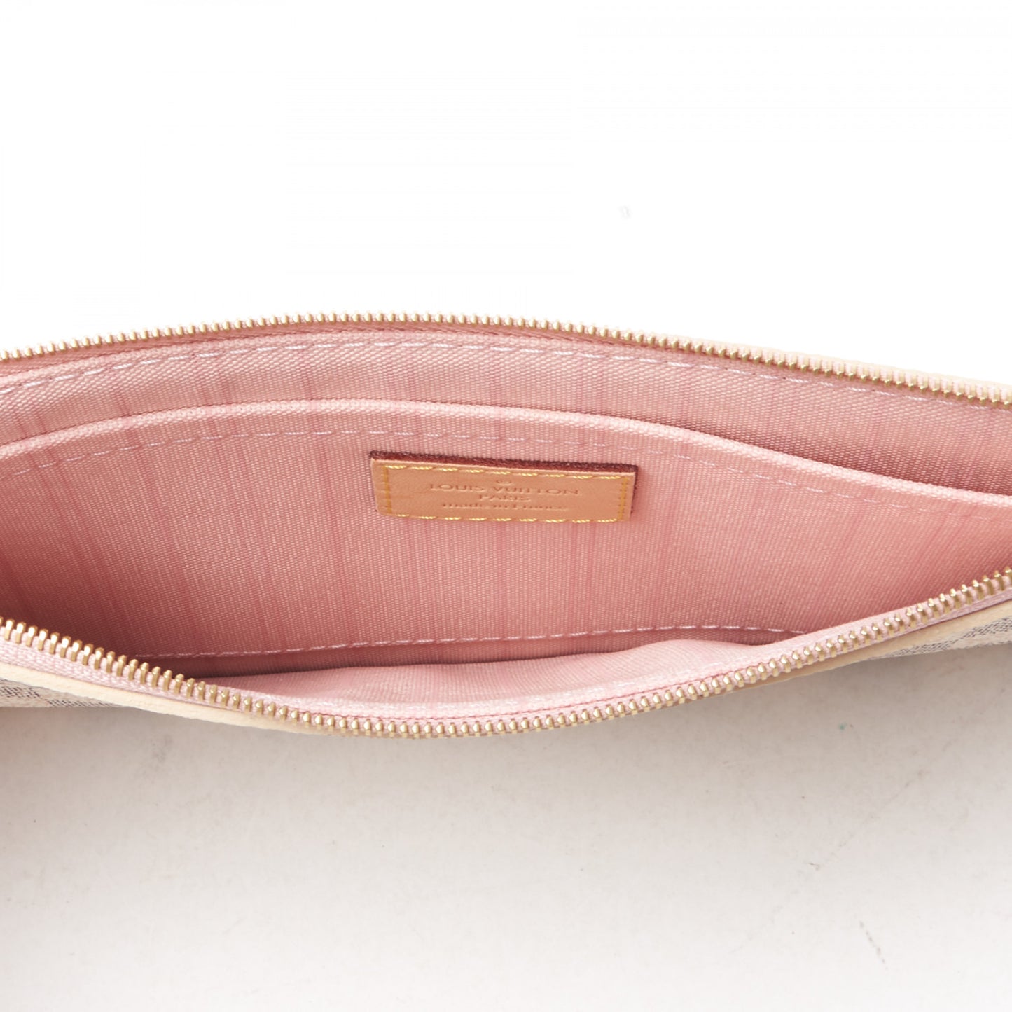 Damier Azur Neverfull MM GM Pochette Rose Ballerine