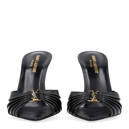 Saint Laurent Nappa Sugar Babylone 90 Mules 38 Black 3 of 11