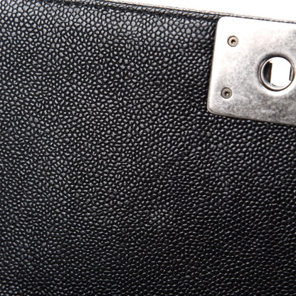 Chanel Caviar Quilted Medium Boy Flap Black 8 of 12