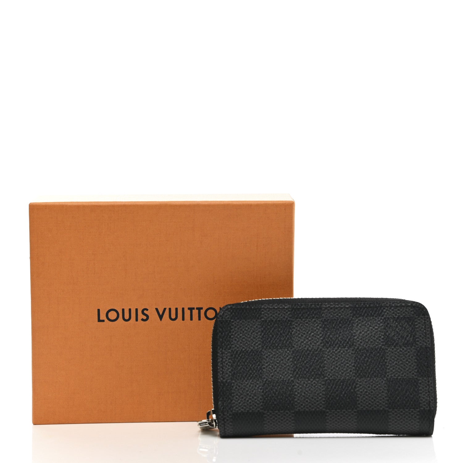 Louis Vuitton Damier Graphite Zippy Coin Purse Vertical 8 of 8
