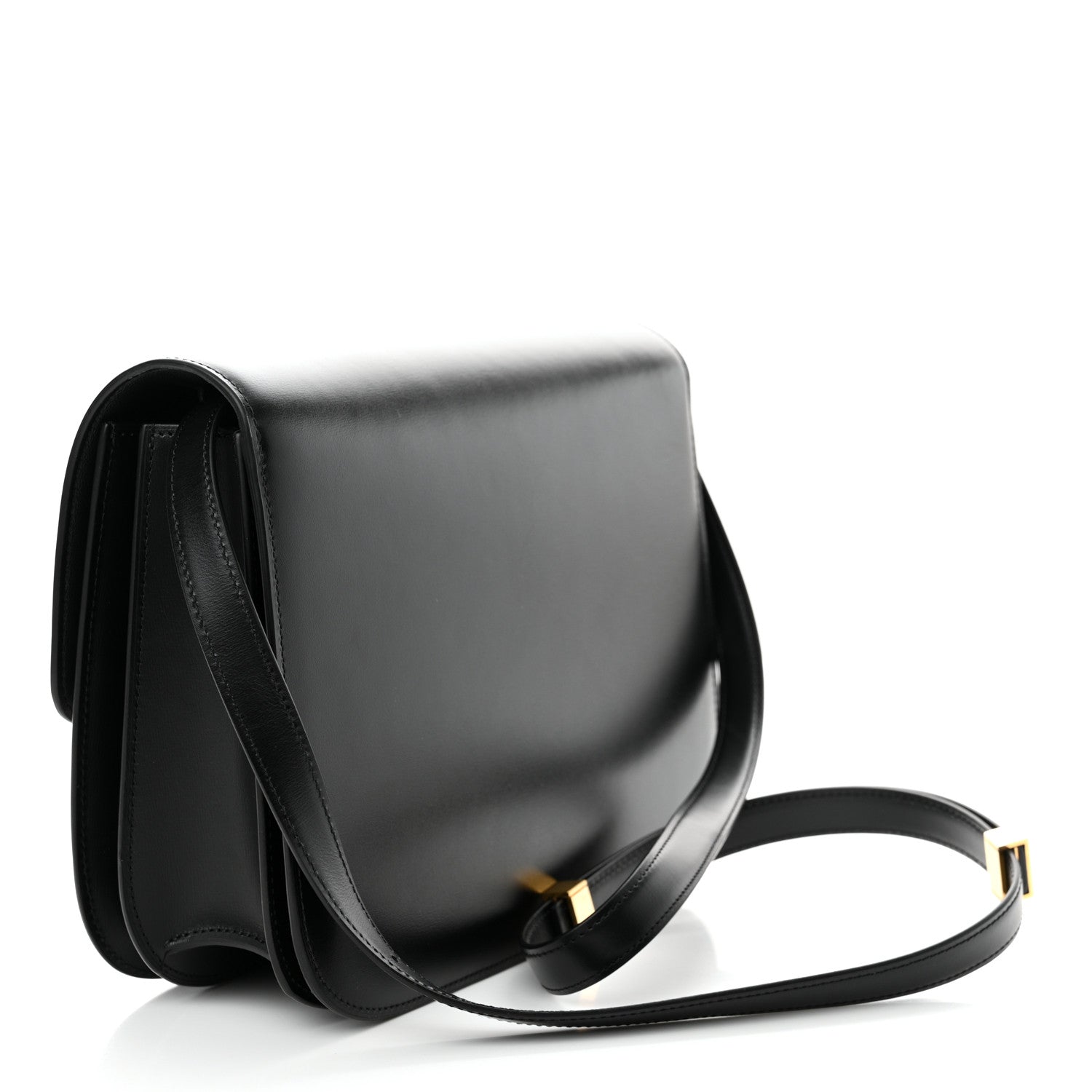 Celine Box Calfskin Medium Classic Box Flap Bag Black 3 of 12