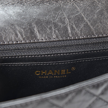 Chanel Aged Calfskin Quilted 2.55 Reissue Mini Flap Black 5 of 10