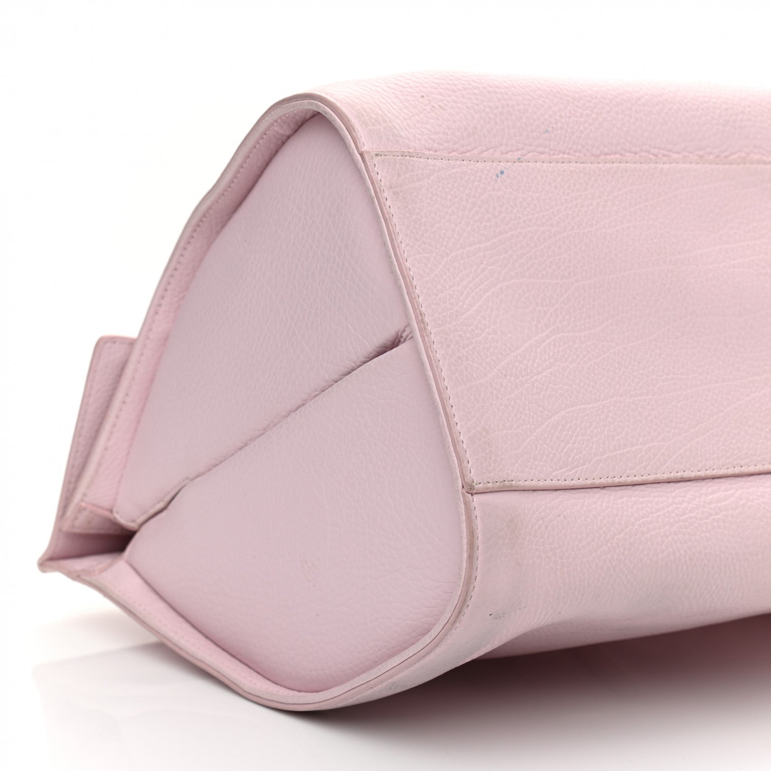 Balenciaga Grained Calfskin M Tube Round Tote Rose Poudre 8 of 18
