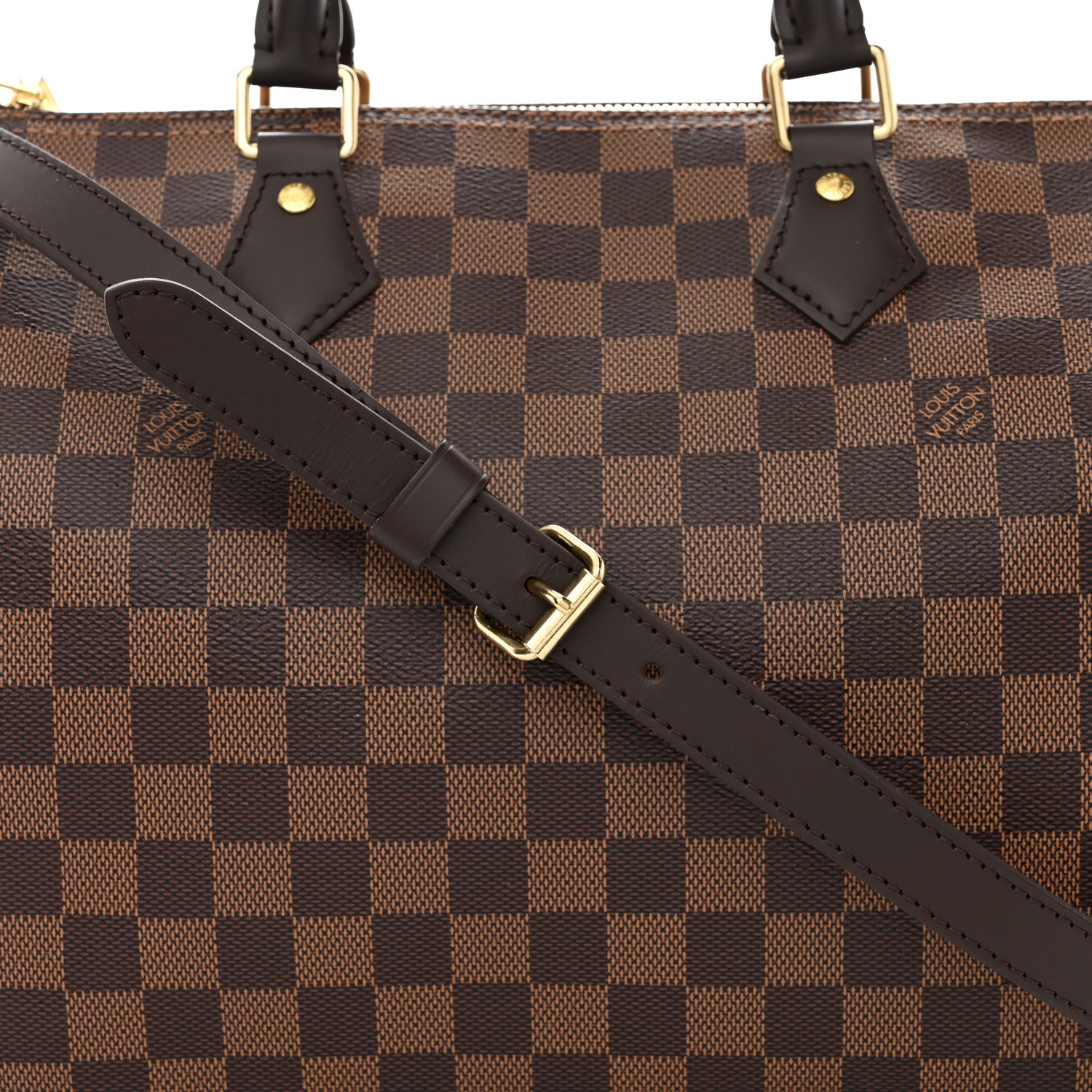 Louis Vuitton Damier Ebene Speedy Bandouliere 30 8 of 10