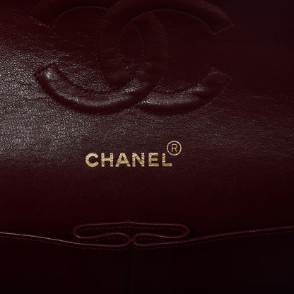 Chanel Lambskin Quilted Medium Double Flap Black 7 of 11