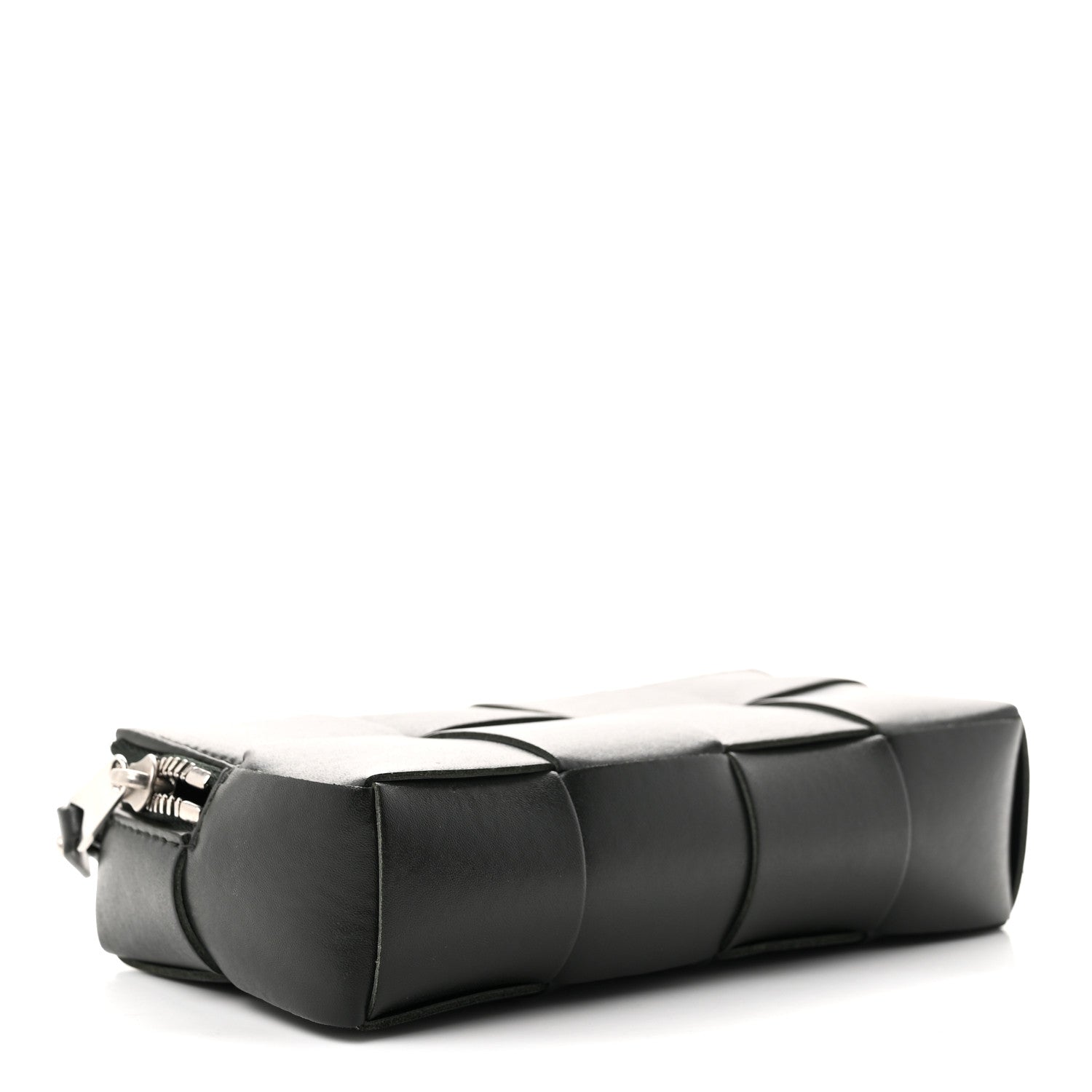 Bottega Veneta Nappa Maxi Intrecciato Cassette Wristlet Pouch Dark Moss 4 of 6