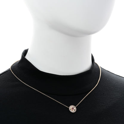 Christian Dior 18K Rose Gold Ruby Mother of Pearl Rose Des Vents Necklace 2 of 7