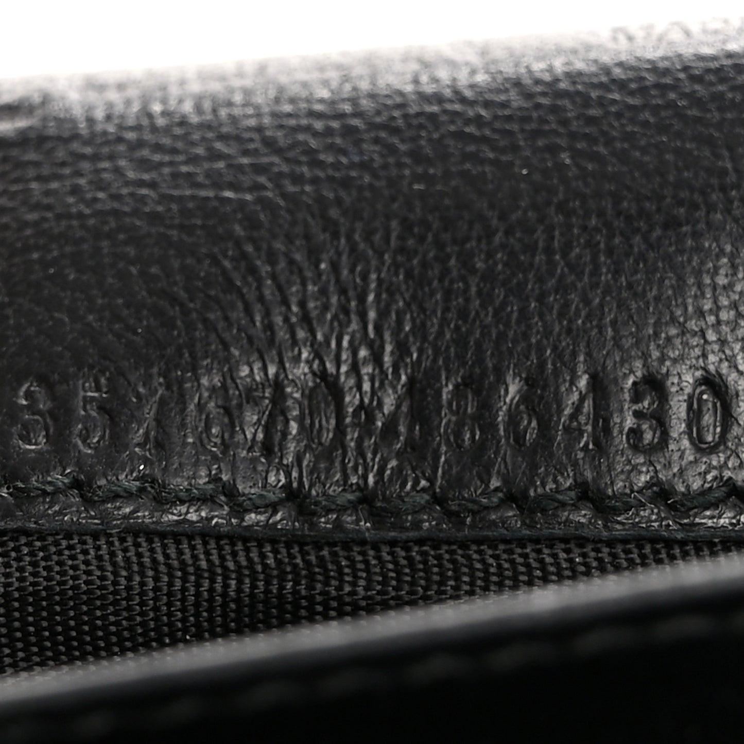 Calfskin Studded Wallet on Chain Black