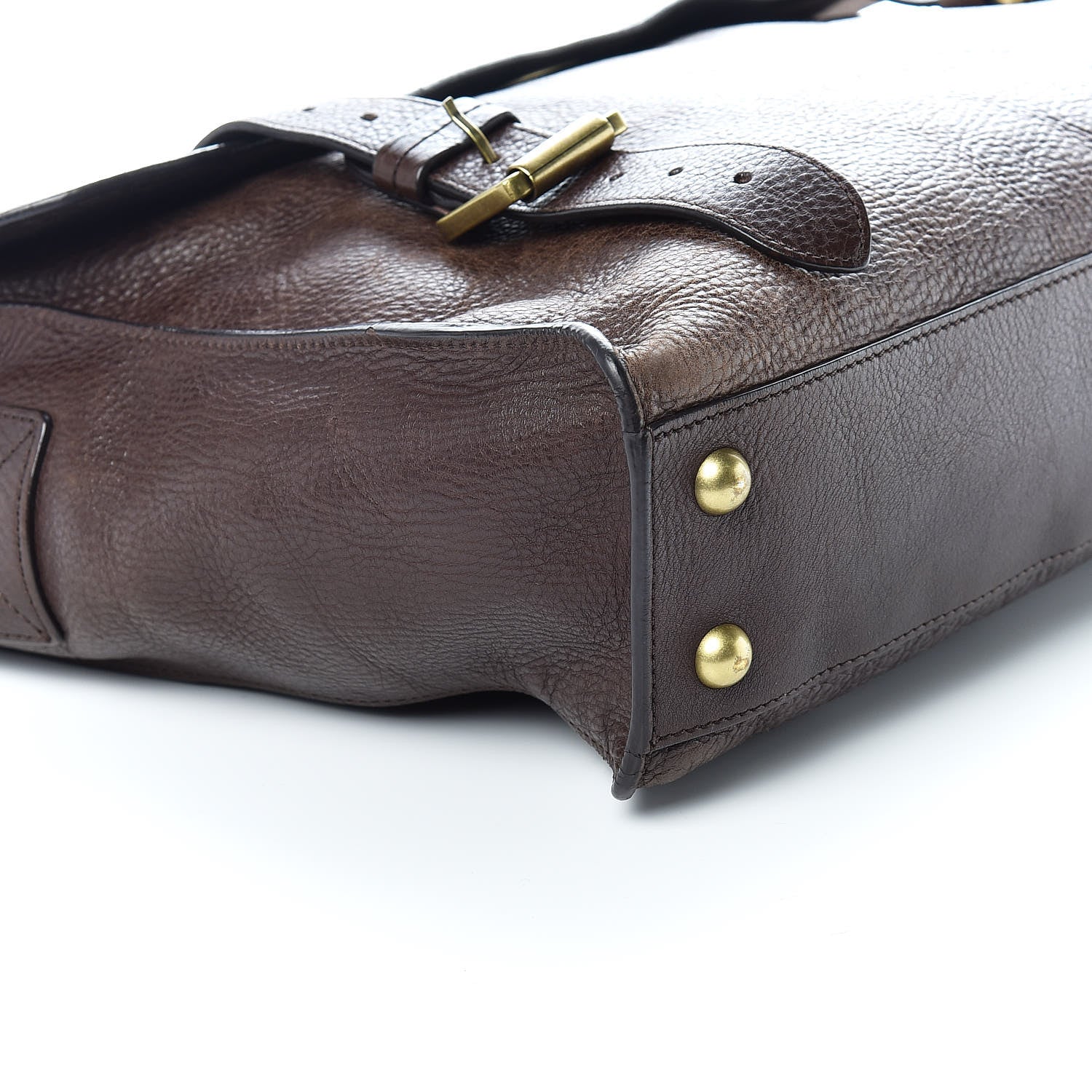 Mulberry Natural Calfskin Ted Convertible Messenger Bag Brown 5 of 10