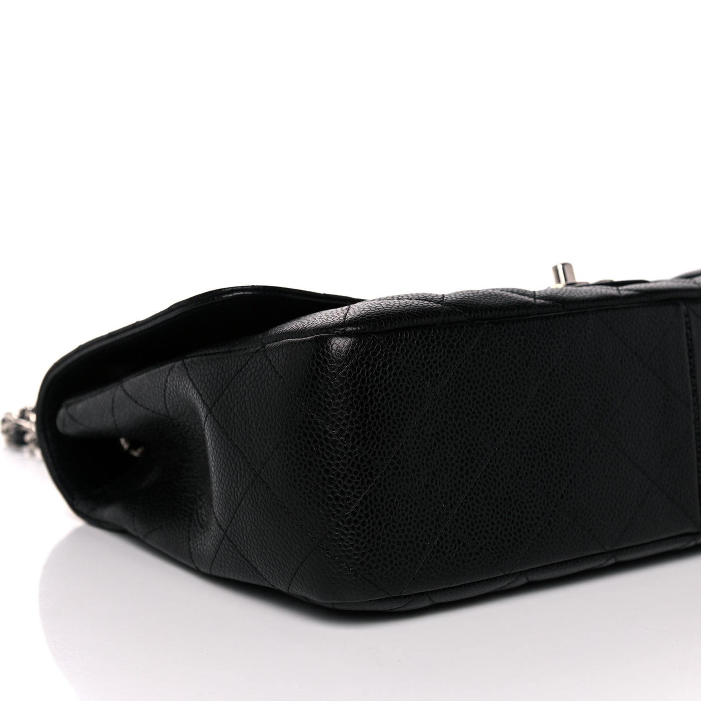 Caviar Quilted Jumbo Single Flap Black