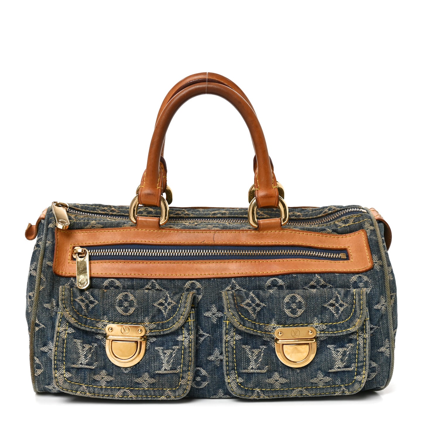 Monogram Denim Neo Speedy Blue