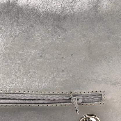 Chanel Metallic Aged Calfskin Quilted 2.55 Reissue 227 Flap Silver 11 of 12