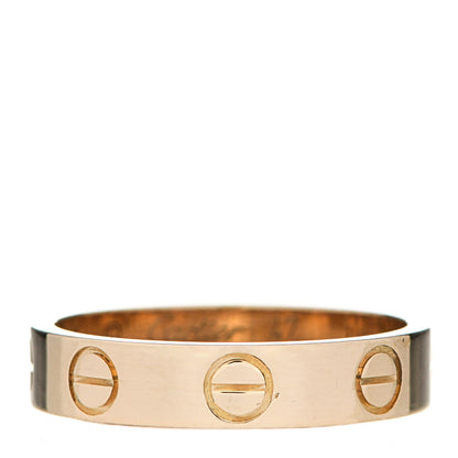 Cartier 18K Yellow Gold 3.5mm LOVE Wedding Band Ring 47 4 1 of 5