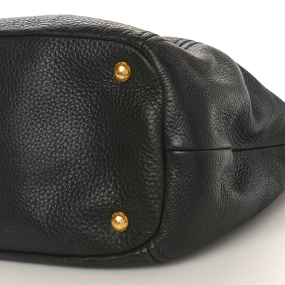Prada Vitello Daino Hobo Black 7 of 7