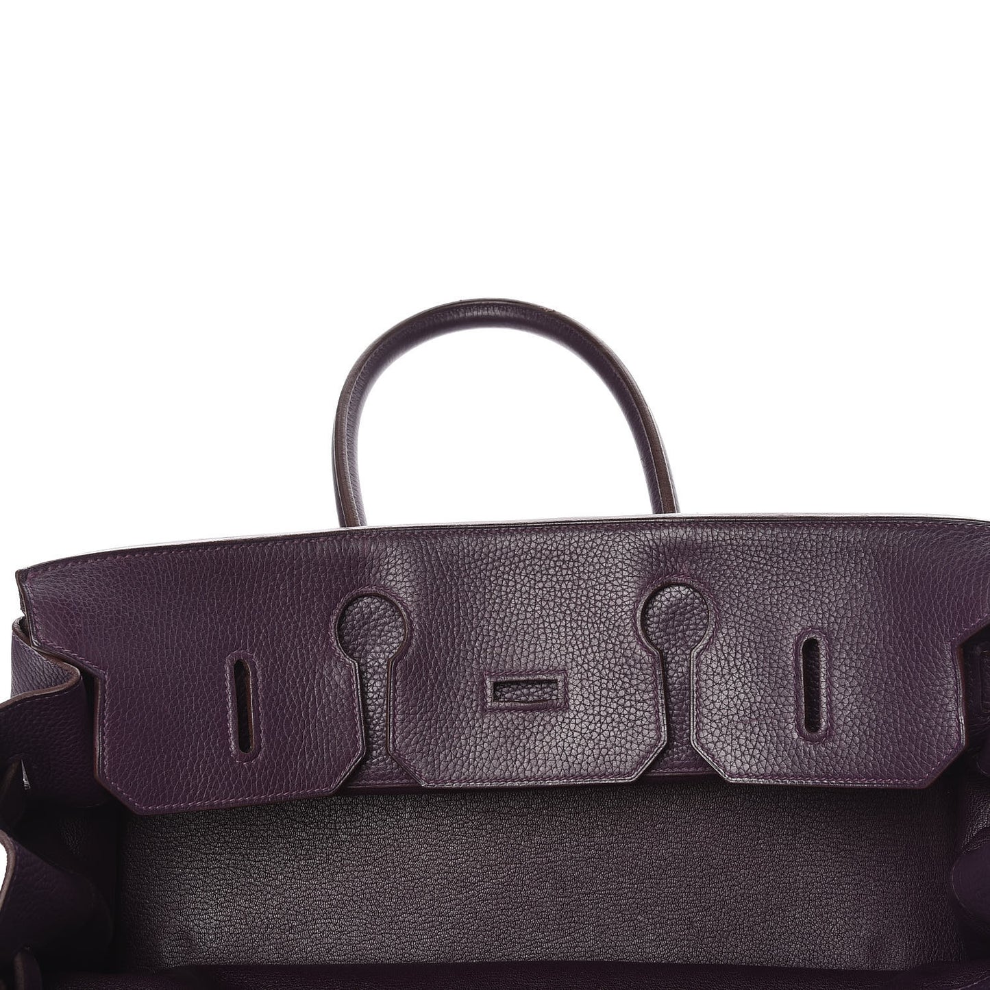 Taurillon Clemence JPG Birkin 42 Raisin