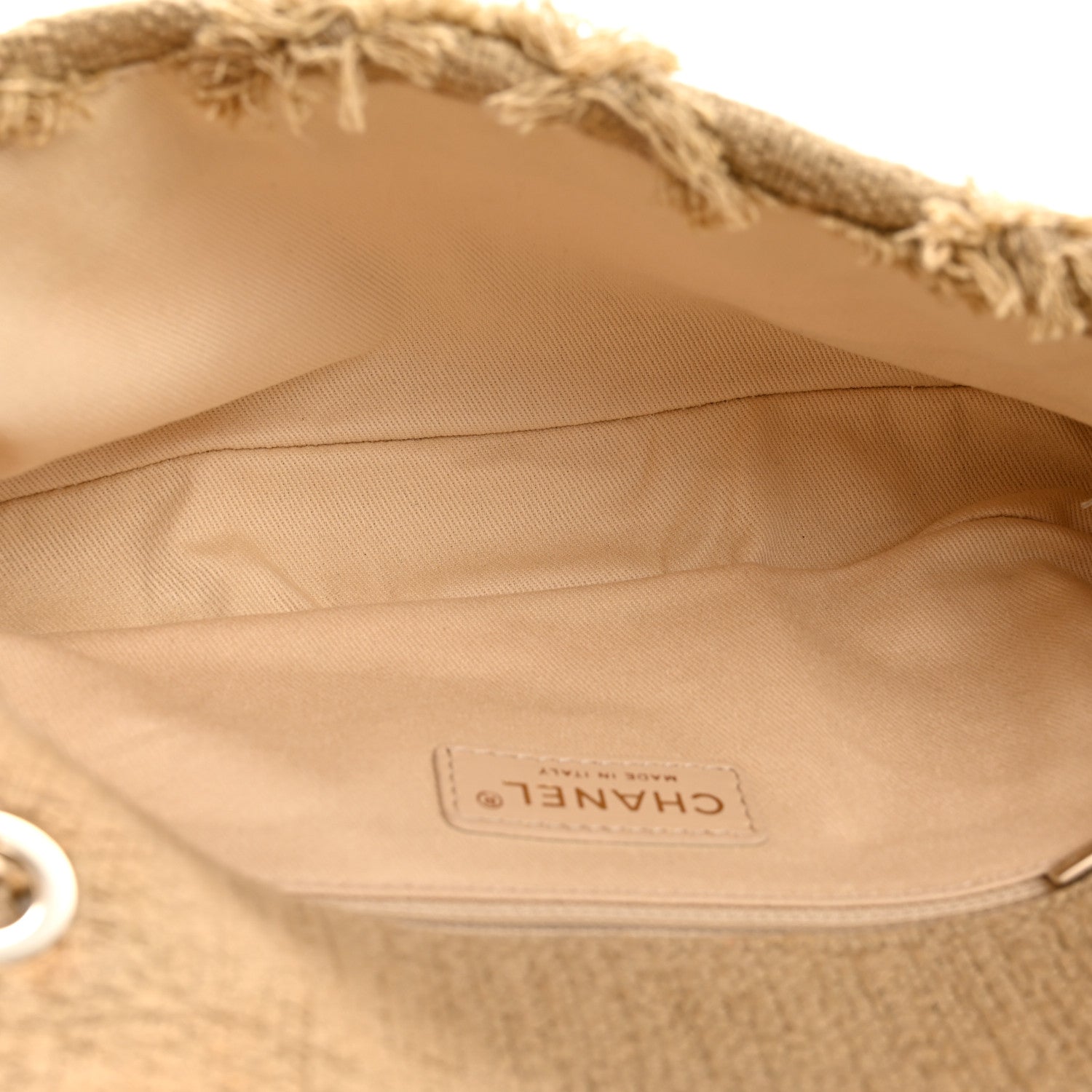 Chanel Tweed Nature Medium Single Flap Dark Beige 11 of 34