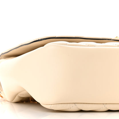 Versace Nappa Quilted Medusa Chain Crossbody Beige 8 of 13