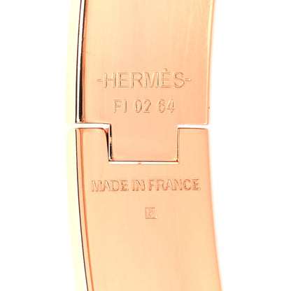 Hermes Enamel Narrow Clic Clac H Bracelet GM Black 4 of 5