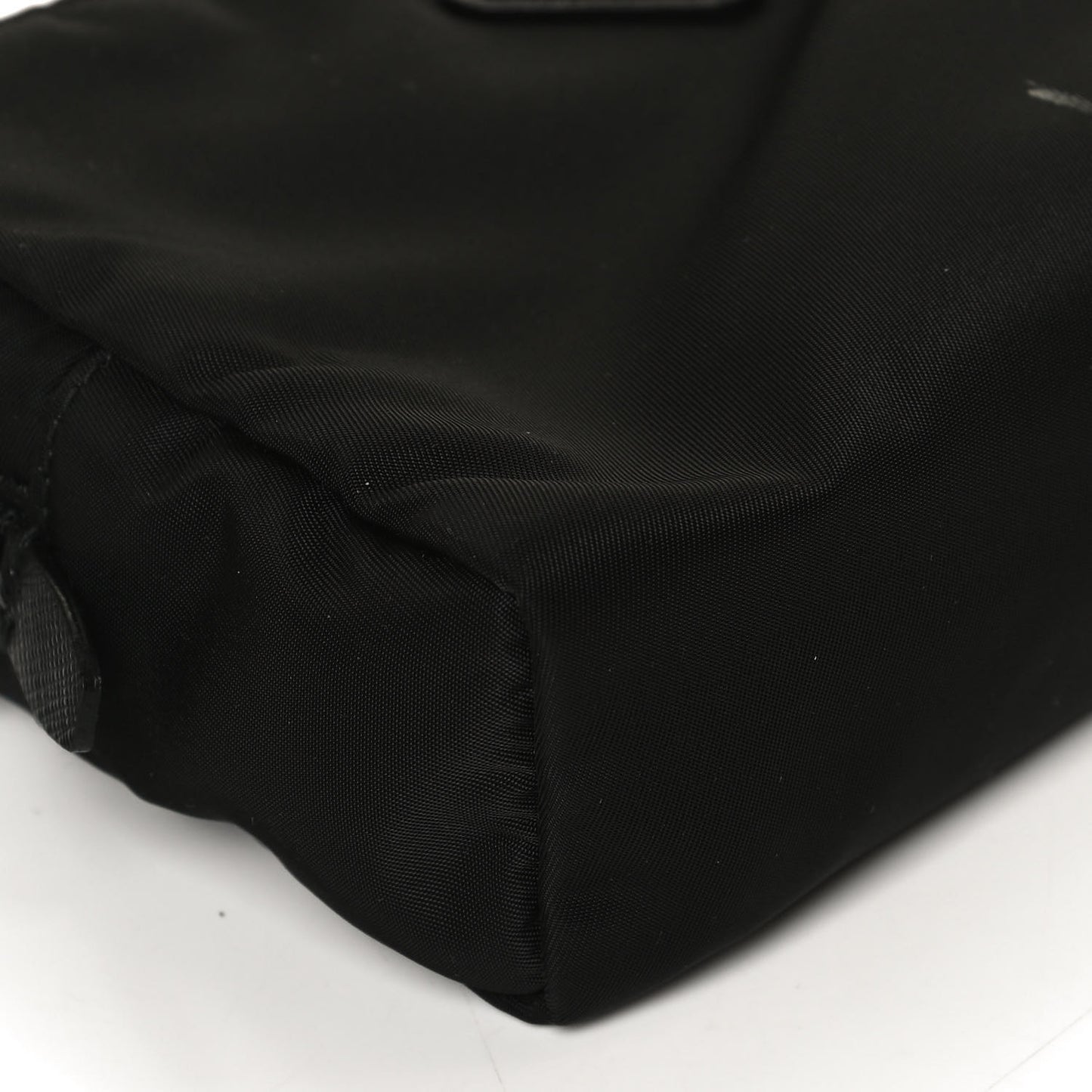 Tessuto Nylon Saffiano Wristlet Black