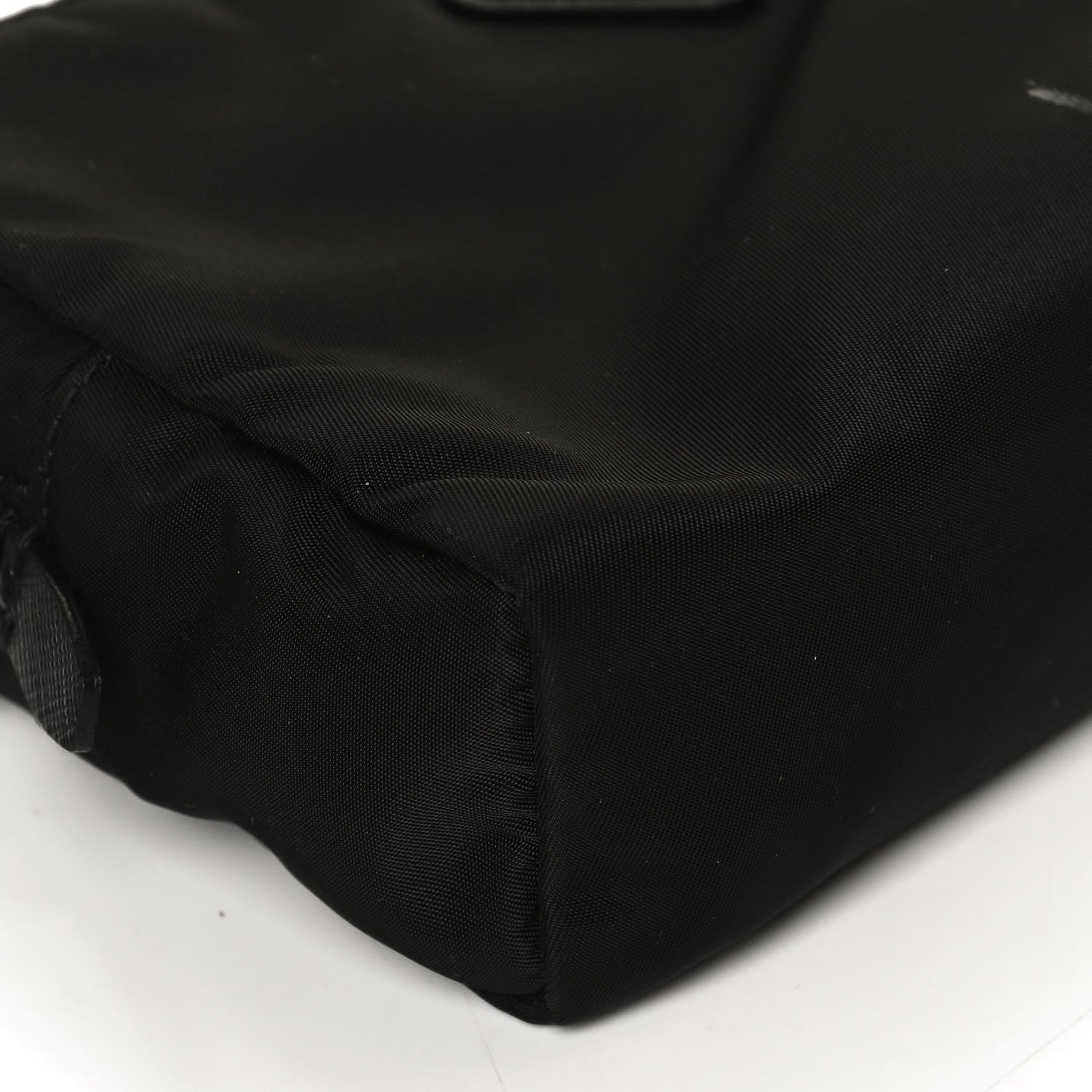 Prada Tessuto Nylon Saffiano Wristlet Black 13 of 14