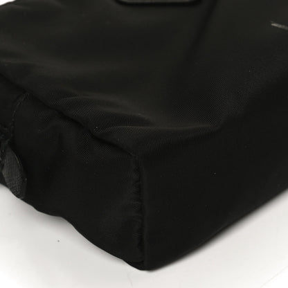 Prada Tessuto Nylon Saffiano Wristlet Black 13 of 14