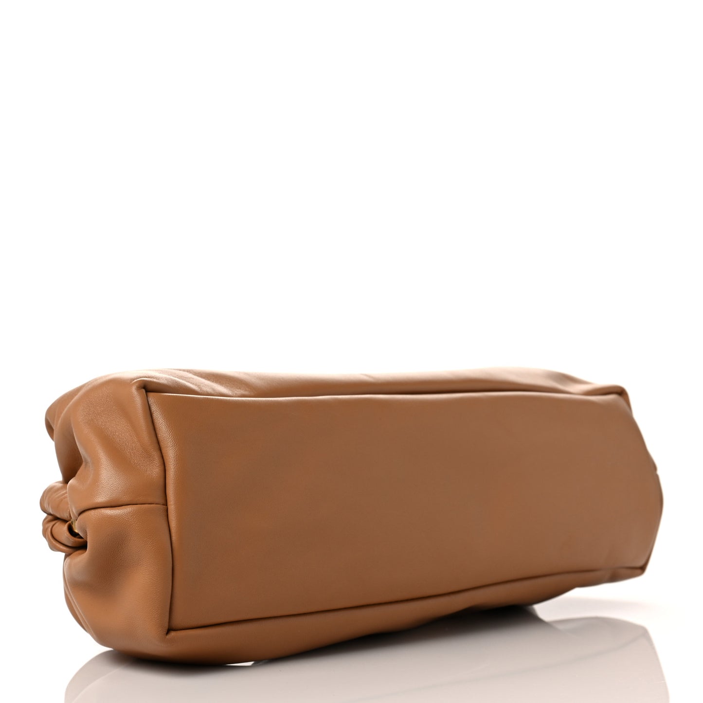 Lambskin Cloud Clutch Caramel
