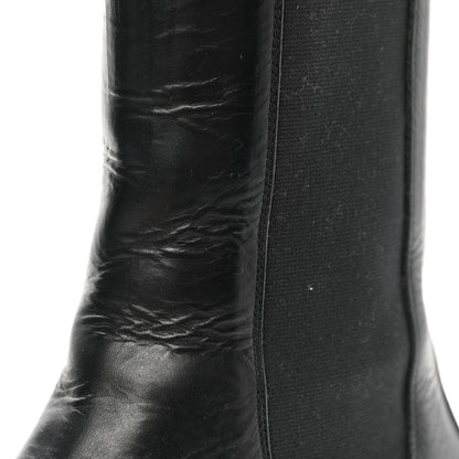 Bottega Veneta Calfskin The Lug Chelsea Boots 41 Black 10 of 11