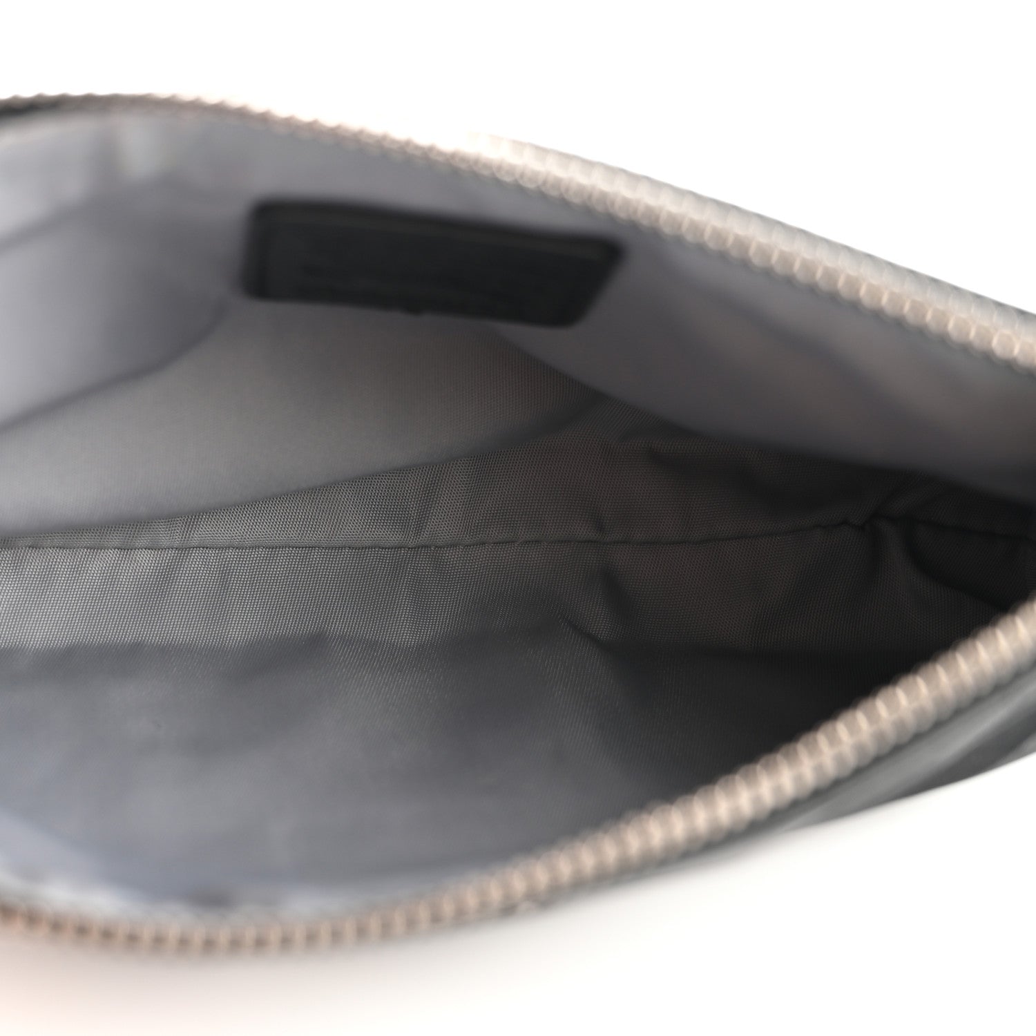 Burberry Nylon Check Pouch Black 5 of 12