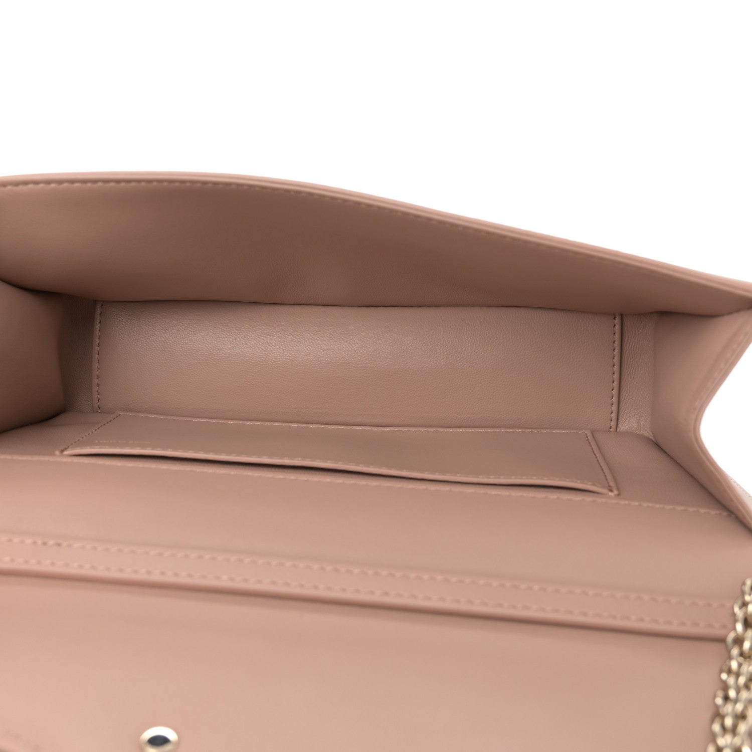 Valentino Garavani Calfskin Enamel Vlogo Loco Shoulder Bag Rose Cannelle 5 of 11