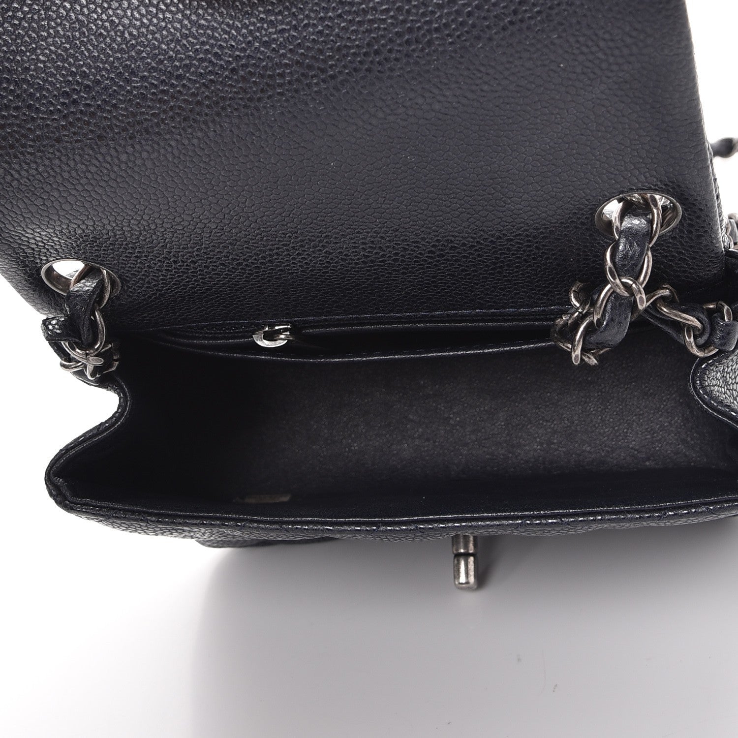 Chanel Caviar Quilted Mini Square Flap Navy 5 of 8