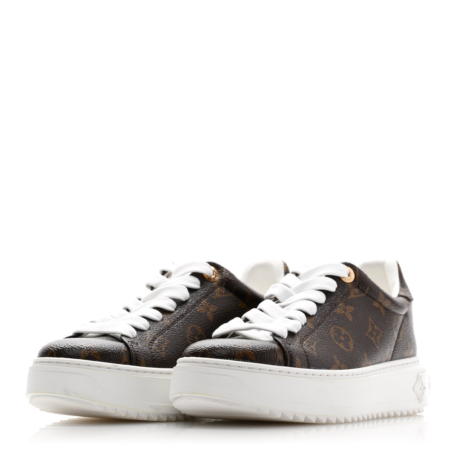Louis Vuitton Monogram Time Out Sneakers 36.5 3 of 11