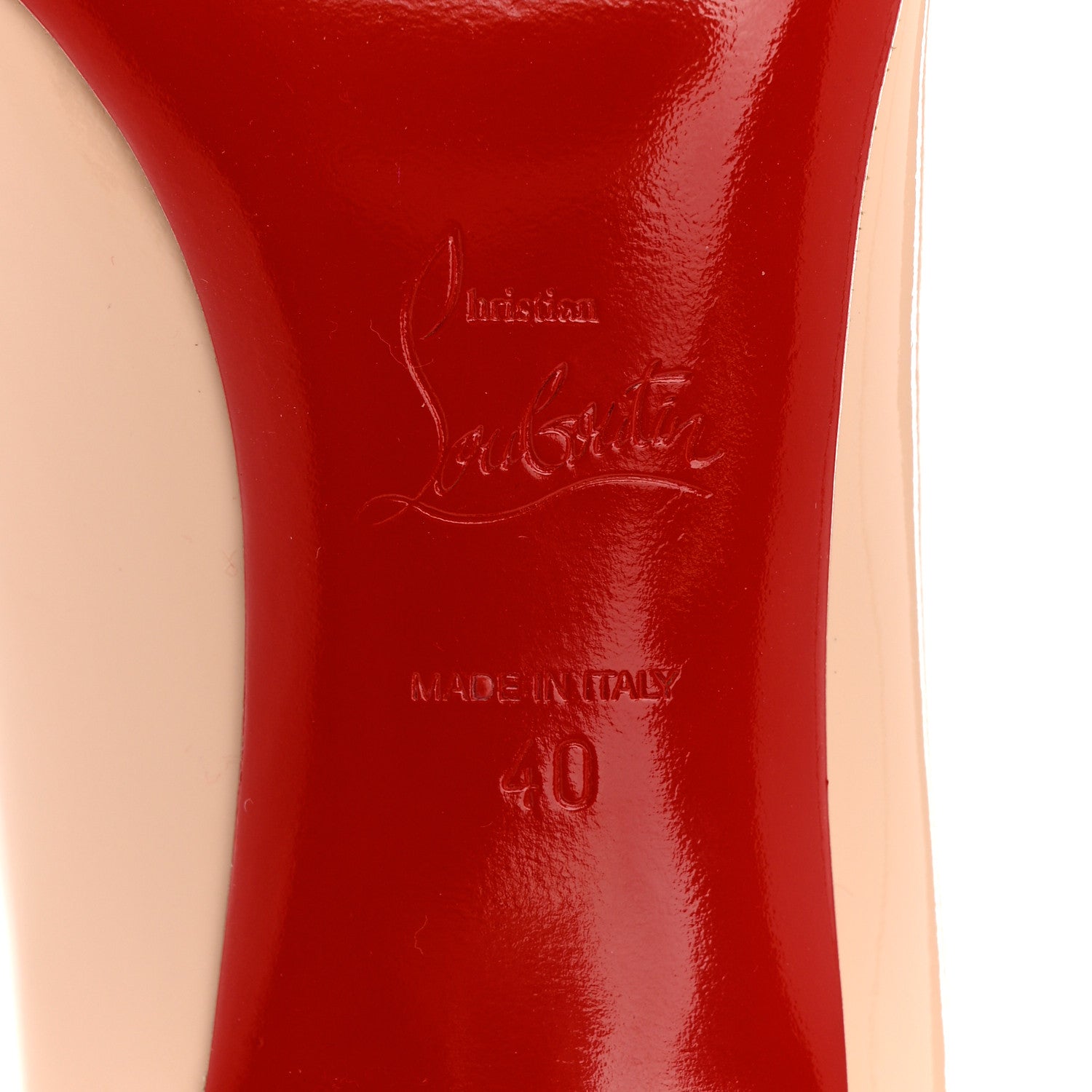 Christian Louboutin Patent Pigalle Follies 55 Pumps 40 Poudre 7 of 7