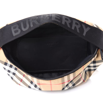 Burberry Nylon Vintage Check Sonny Bum Bag Archive Beige Black 5 of 11