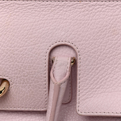 Balenciaga Grained Calfskin M Tube Round Tote Rose Poudre 14 of 18
