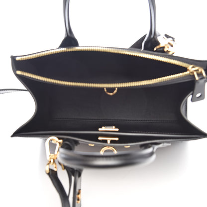 Louis Vuitton Calfskin Monogram Damier Tressage City Steamer PM Black 5 of 10