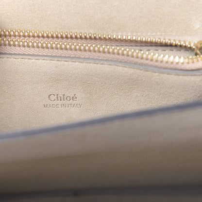 Chloe Calfskin Suede Medium Faye Shoulder Bag Motty Grey 6 of 10