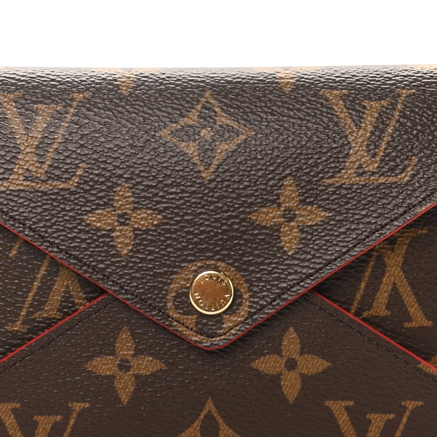 Monogram Medium Kirigami Pochette Insert Coquelicot