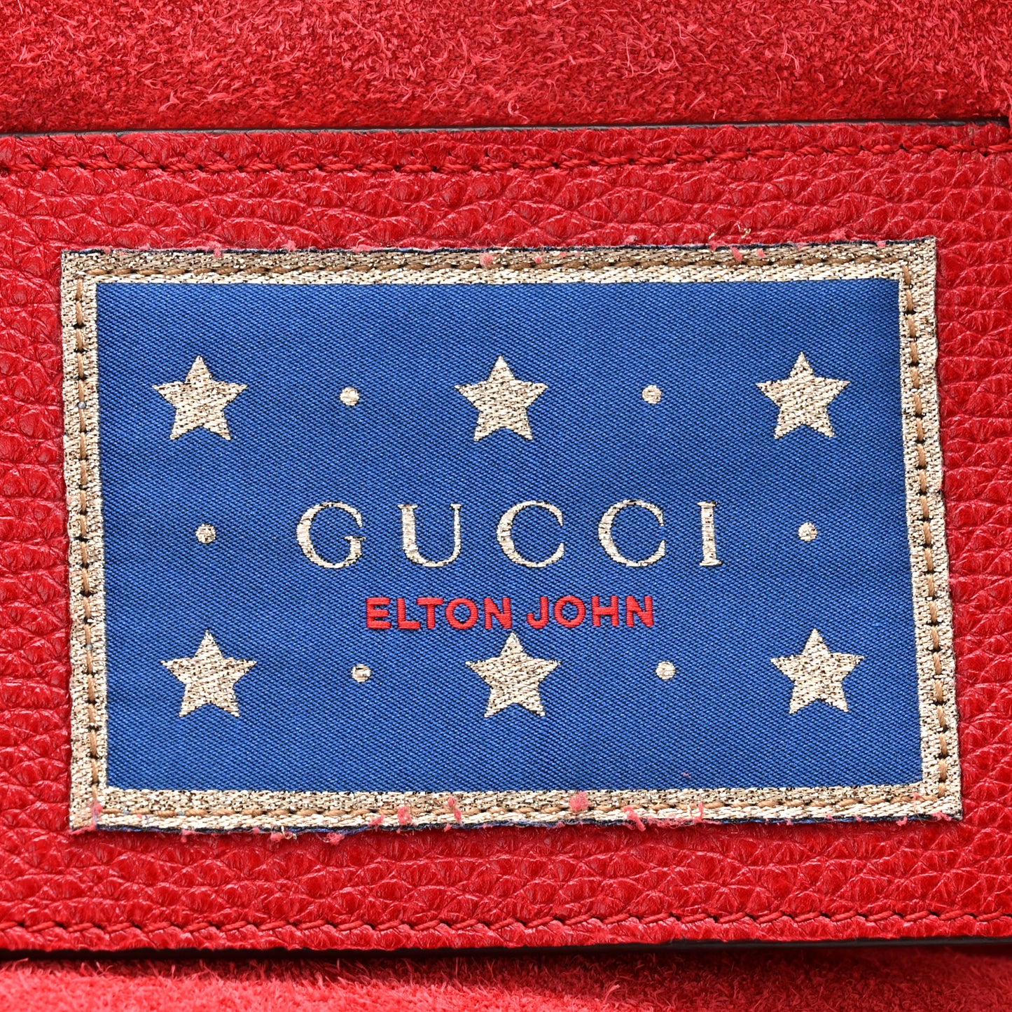 Calfskin Large Elton John Levon-Goodbye Tote Red