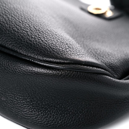 Salvatore Ferragamo Calfskin Reverse Hobo Black 8 of 13