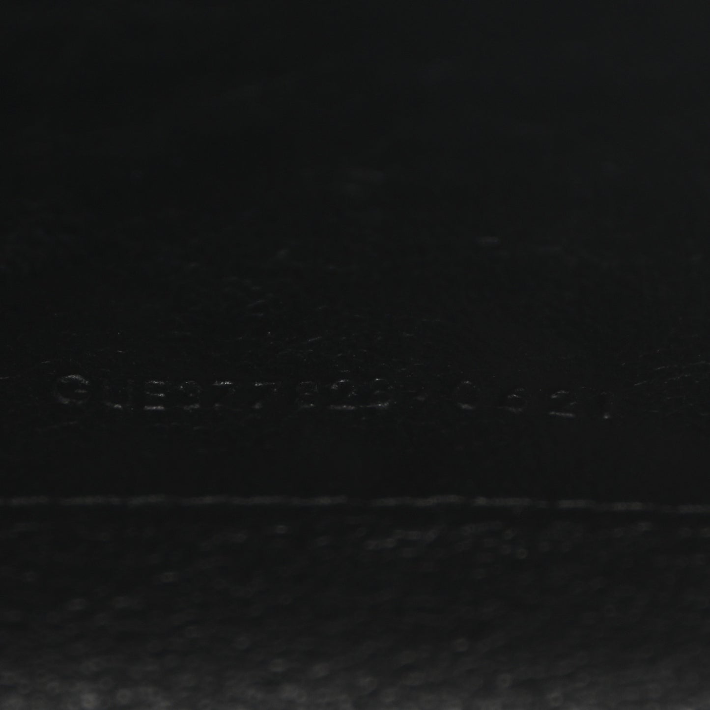 Grain De Poudre Matelasse Chevron Monogram Chain Wallet Black