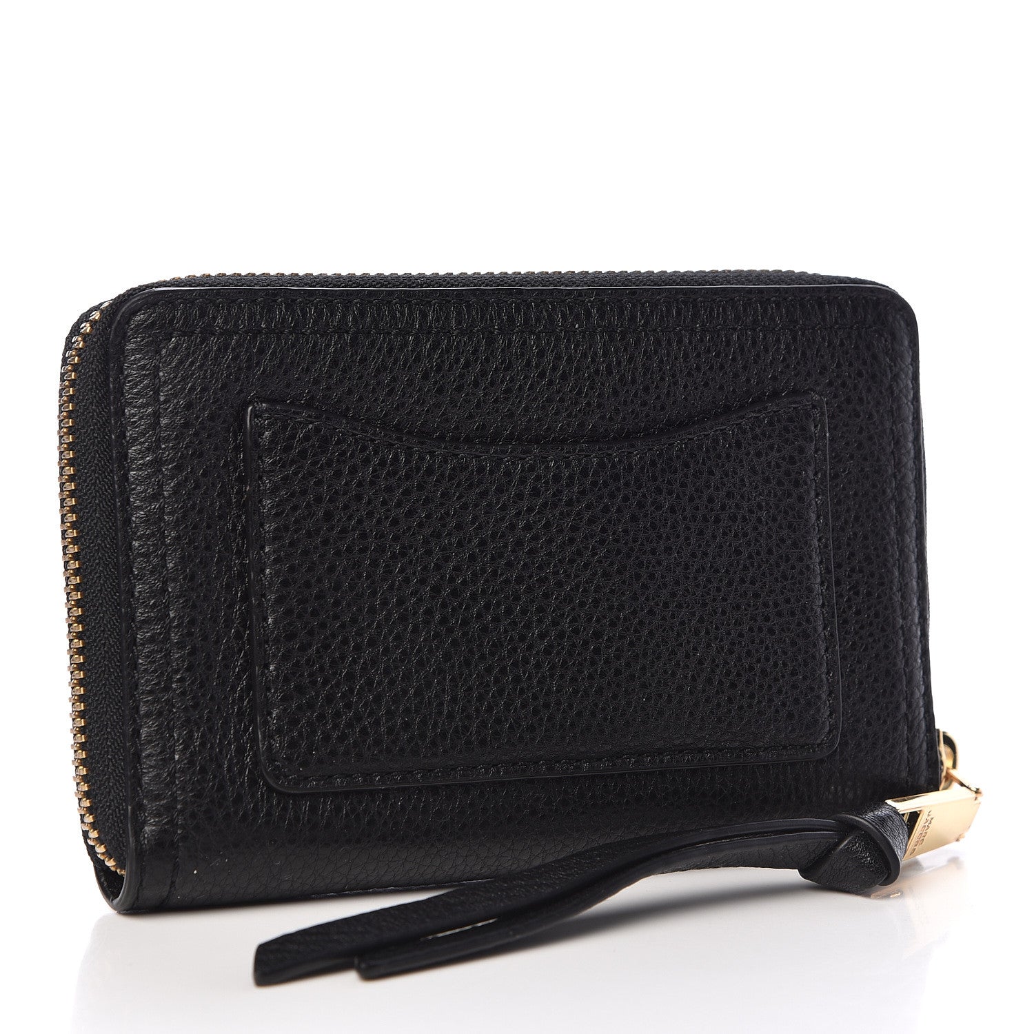 Marc Jacobs Grained Calfskin Softshot Standard Wallet Black 3 of 7