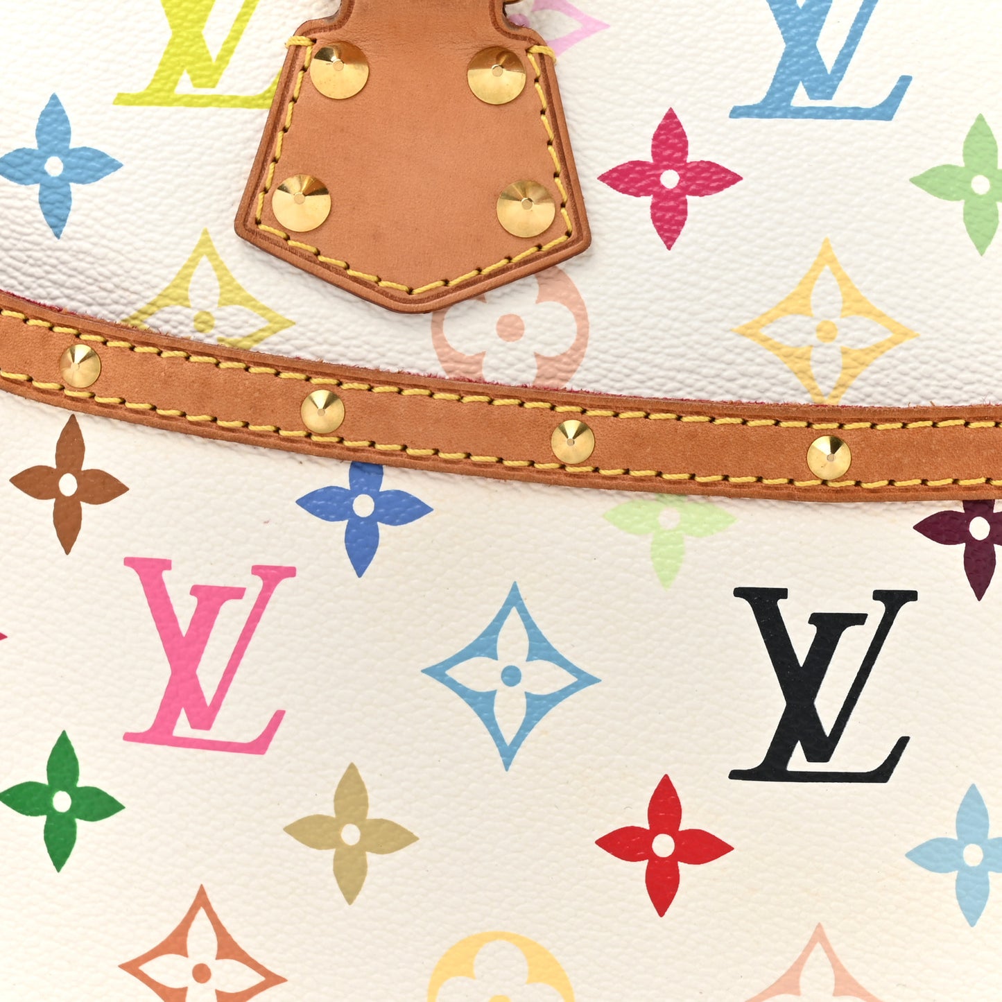 Monogram Multicolor Trouville White