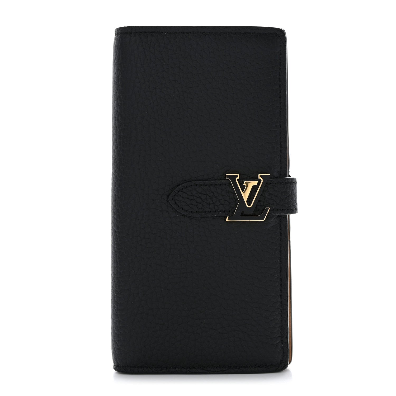 Louis Vuitton Taurillon LV Vertical Capucines Wallet Black Arizona 1 of 8