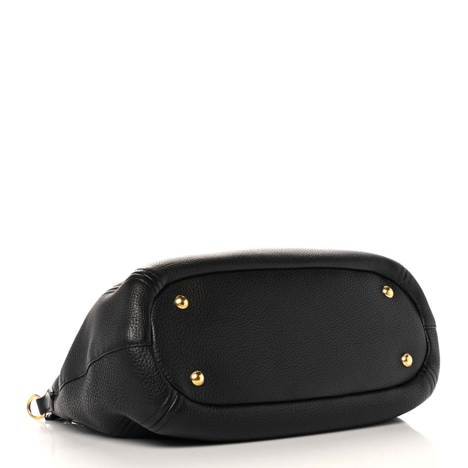 Prada Vitello Daino Shopping Tote Black 5 of 9